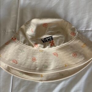 Vans Kids' Tan Hat with Fruit Motif